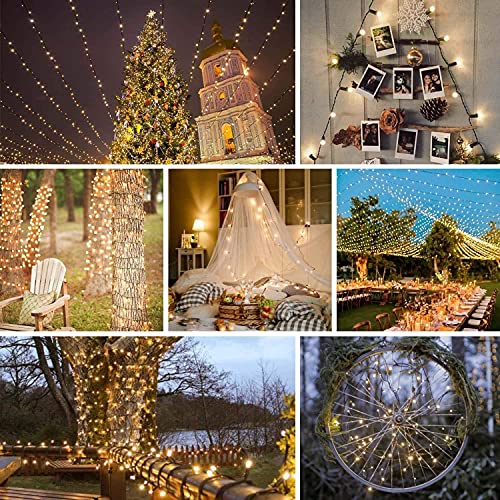 2-Pack 66FT 200 LED Christmas Lights