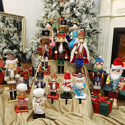 14 Inch Christmas Nutcracker Figures for Home Decoration