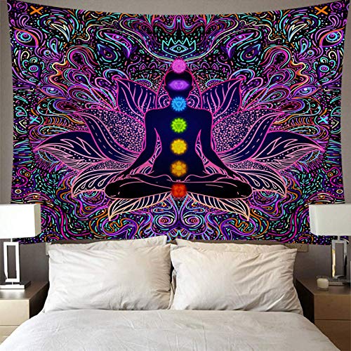 Seven Chakra Tapestry - Bohemian Mandala Yoga Meditation Wall  Decoration