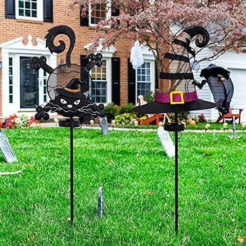 Halloween Metal Stakes Yard Decoration