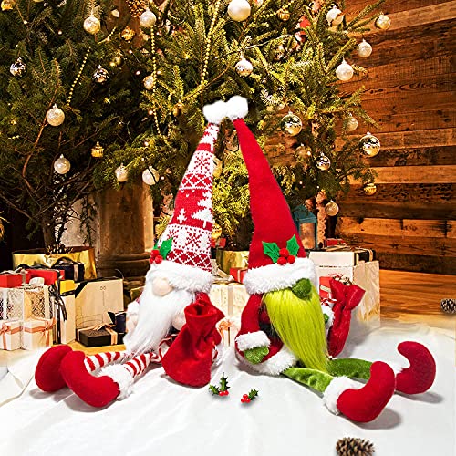 2 Pcs Christmas Gnomes Decorations