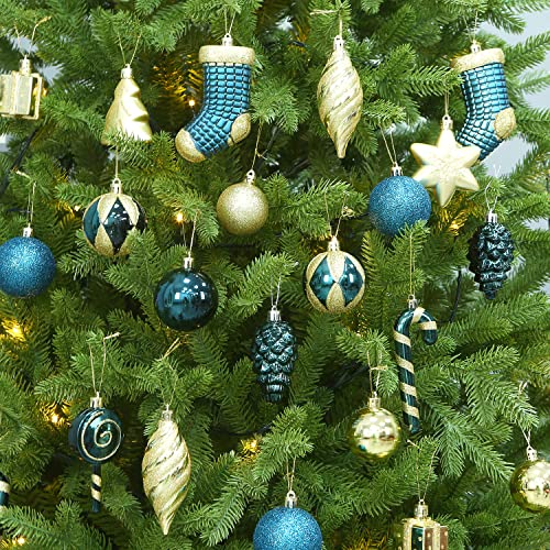 76ct Christmas Tree Balls Ornaments Set