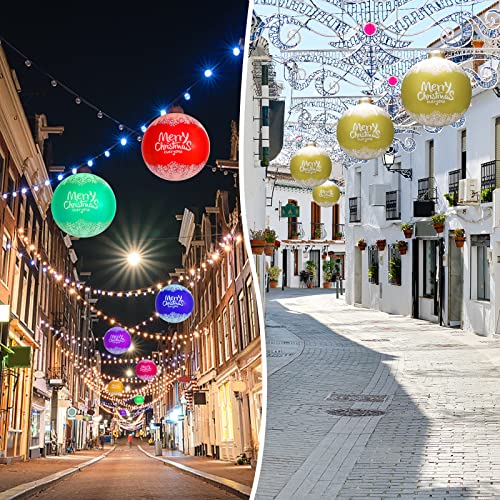 24in Giant Christmas Balls Outdoor Decoration w LEDS