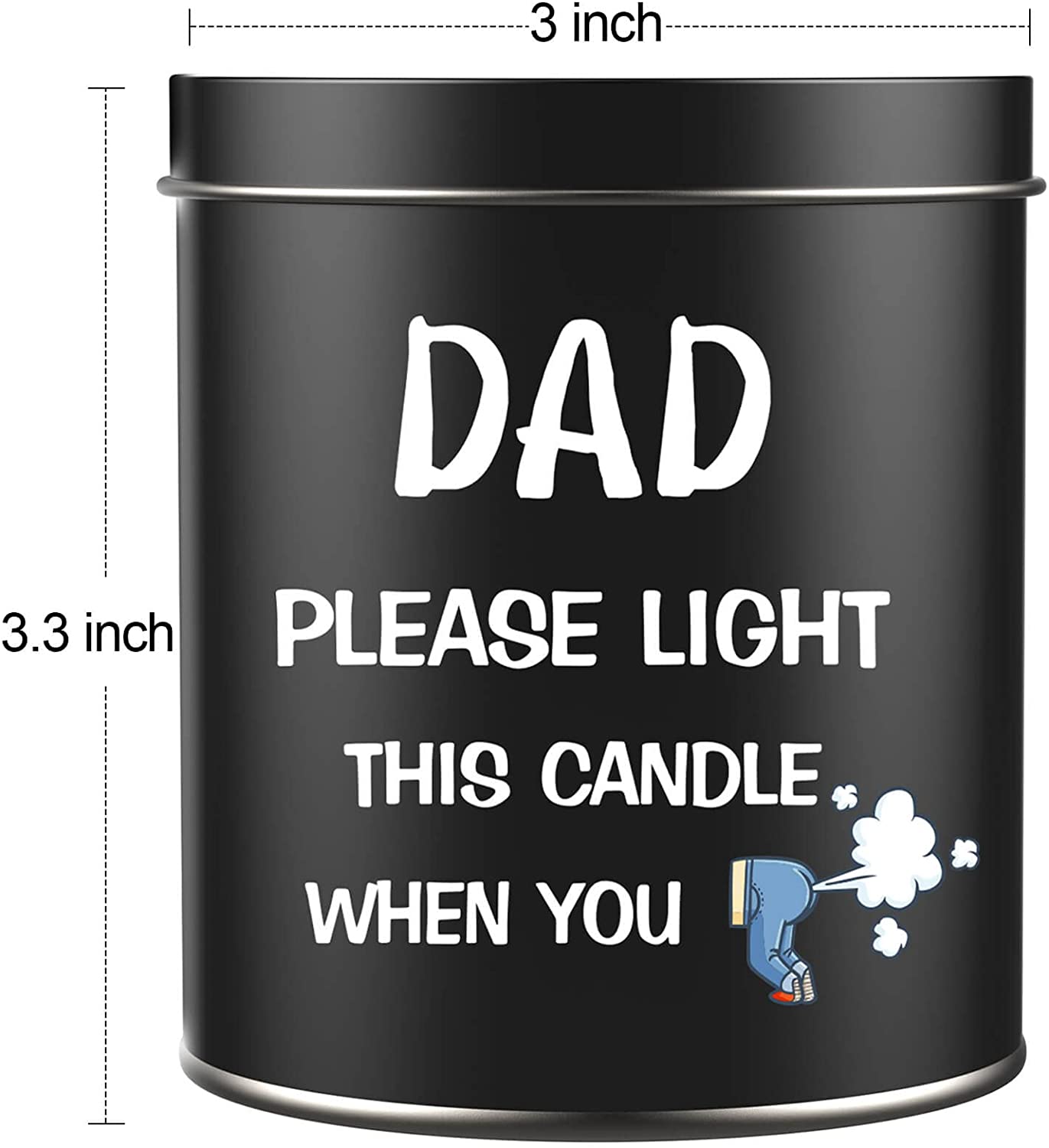 Fathers Day Dad Gifts from Daughter Son Wife,Scented Candles,9oz
