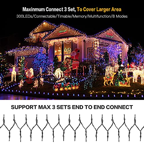 108FT 300LED Christmas String Lights w/ UL Certified