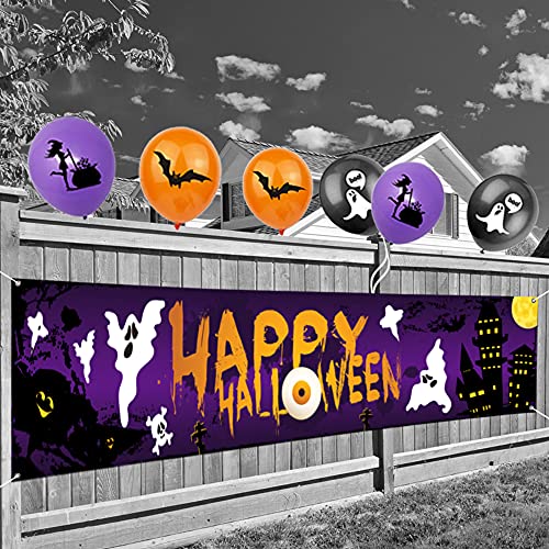 Extra Large Happy Halloween Banner