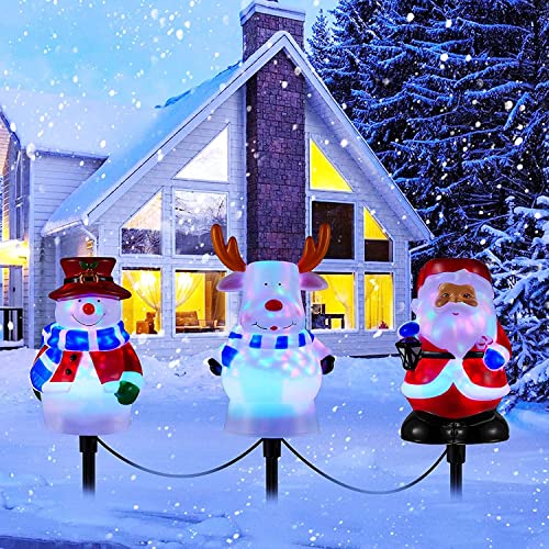 3 in 1 LED  Christmas Pathway Lights Decoration