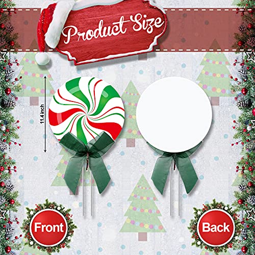 Christmas Peppermint Corrugated Yard Decorations