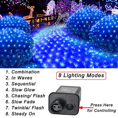 360 LED Christmas Net Lights Decoration