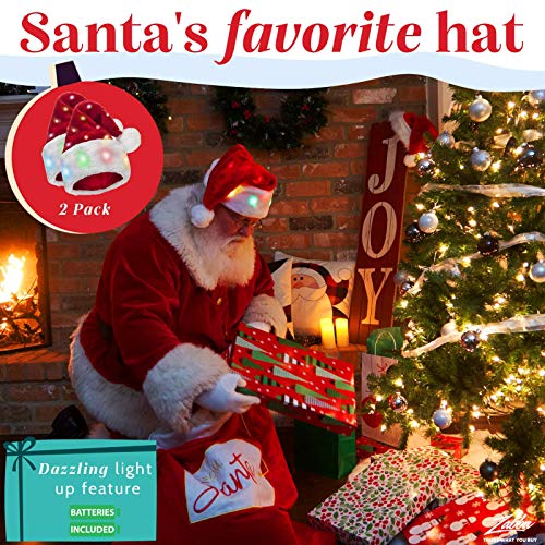 Novelty Plush Santa Hat - for Kids/ Adults