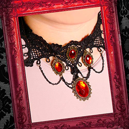 Women Halloween Gothic Vampire Jewelry Set