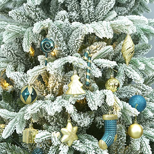 76ct Christmas Tree Balls Ornaments Set