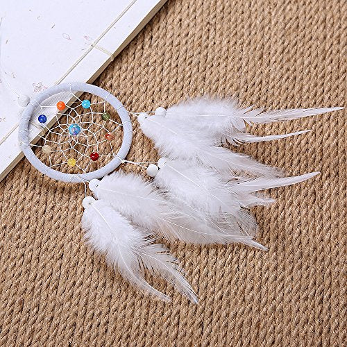 Elegant Handmade Feather Dreamcatcher