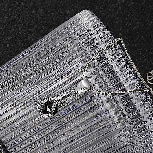 Silver Jewelry Sets for women  Crystal Bridal Accessories Necklace Earrings