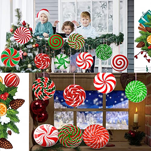 30 Pcs Plastic Double Sided Christmas Decorations