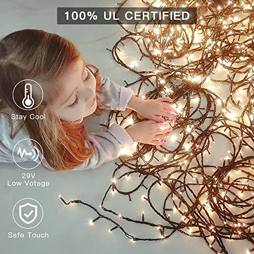 108FT 300LED Christmas String Lights w/ UL Certified