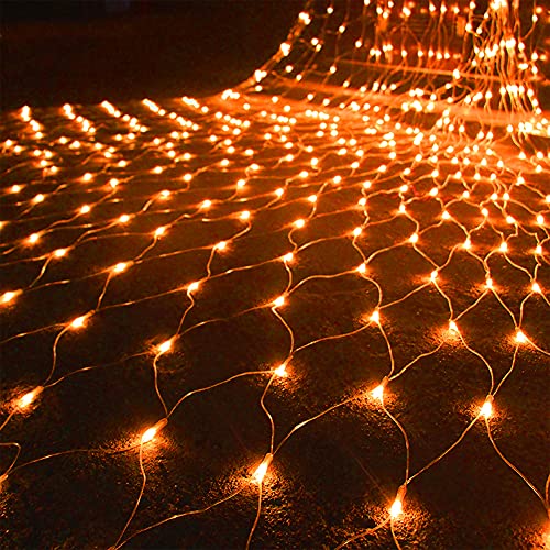 Connectable Christmas/Halloween Net Lights, 12FT x 5FT 360 LED