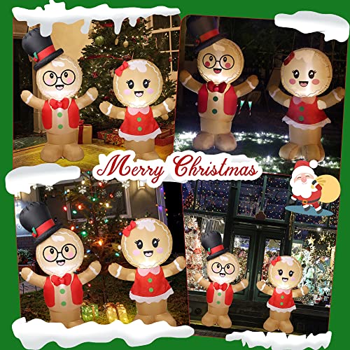 5.5FT Blowup Christmas Inflatable Decorations w/ LEDs