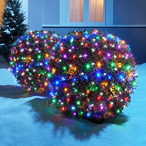 120 LedChristmas Decorations Net Lights Outdoor, 6.2ftx4.4ft, Fairy Mesh String Lights for Party, Holiday, Wedding