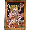 Huge Cotton Fabric  Monkey God Hanuman  Tapestry 43 X 30