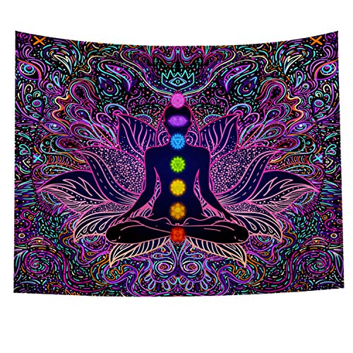 Seven Chakra Tapestry - Bohemian Mandala Yoga Meditation Wall  Decoration