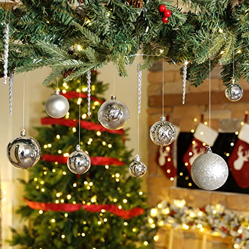 45pcs Christmas Ball Ornaments for Christmas Trees Decorations