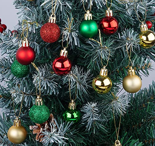 54 PCS Mini Christmas Ball Ornaments