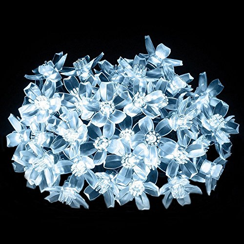 33 Feet 100 LED Cherry Flower Fairy String Lights Christmas, 8 Flash Modes with Tail Plug