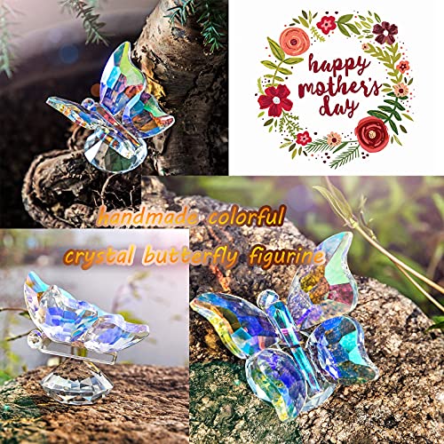 Squirrel & Butterfly Crystal  Collectible Figurine Home Decoration