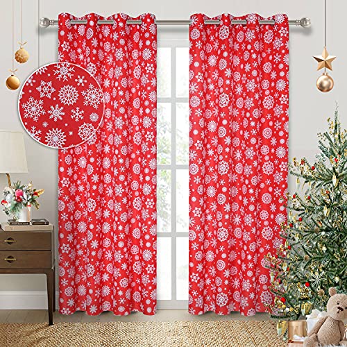 Deer Elk Christmas Curtains Decorations