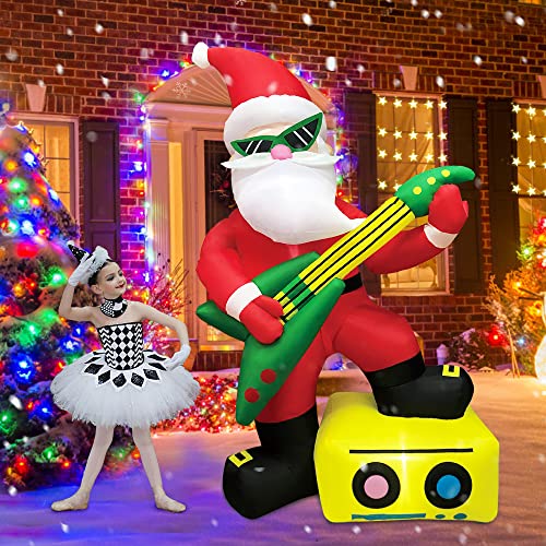 6 FT Christmas Inflatable Santa Claus w/ LEDs