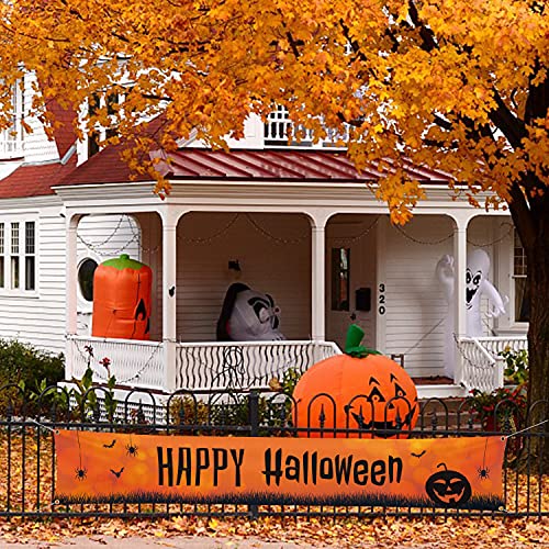 Happy Halloween Decorations Banner Large 120" x 20"