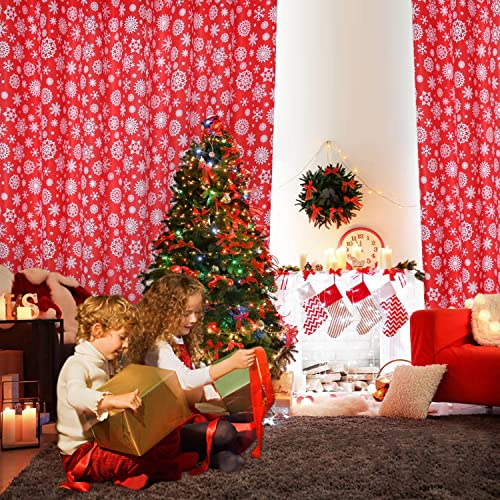 Snowflake Christmas Curtains Decoration