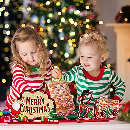 3 Pieces Merry Christmas Table Decoration