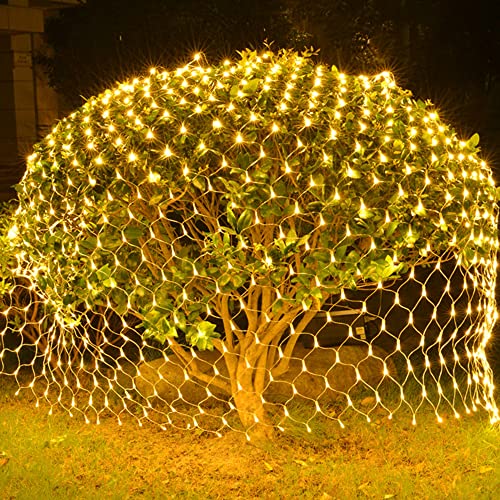 Connectable Christmas/Halloween Net Lights, 12FT x 5FT 360 LED