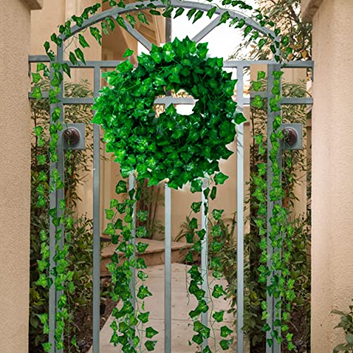 all Leaf Garland Artificial Maple Leaves Garland Silk Autumn Hanging Vines Red Ivy Garland for Thanksgiving Home
