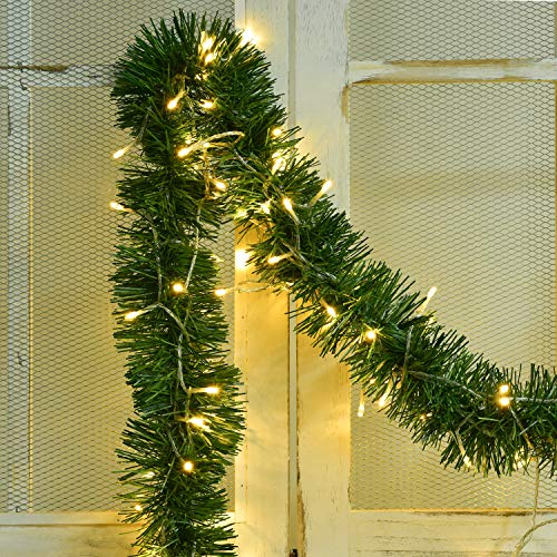 16.5 Ft Christmas Garland w/ 50 LED Light