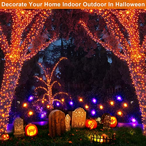 3 Set  Halloween Lights, w/ Remote & Timer 8 Modes Total 180 LED 59 Ft