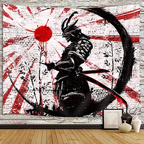 Japanese Samurai Art Tapestry Wall Decoration