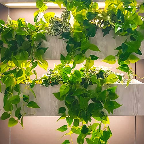 2pcs Artificial Hanging Plants 3.6ft Fake Ivy Vine Fake Ivy Leaves for Wedding Wall House Room Patio