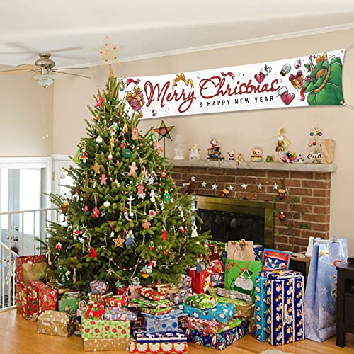 120" x 20" Large Merry Christmas Banner  Decoration