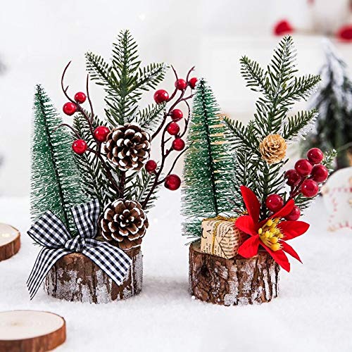 Mini Christmas Tree Tabletop Decorations