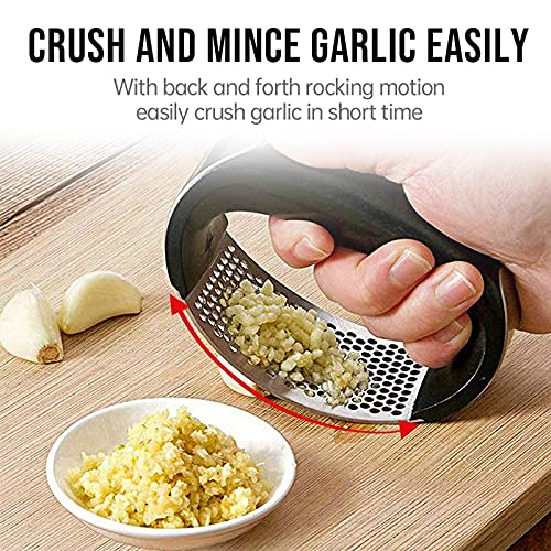 Garlic Mincer Stainless Steel w/ Ergonomic Handle