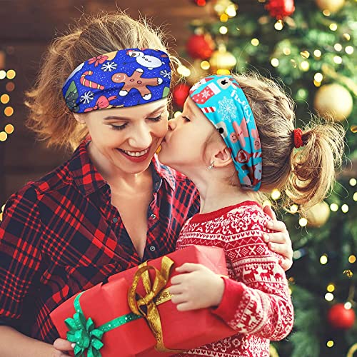 12 PCS Christmas Stretchy Headbands for Women