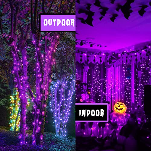 82 FT 200 LED Halloween String Lights & Spooky Music Motion Sensor