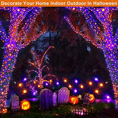 3 Set  Halloween Lights, w/ Remote & Timer 8 Modes Total 180 LED 59 Ft