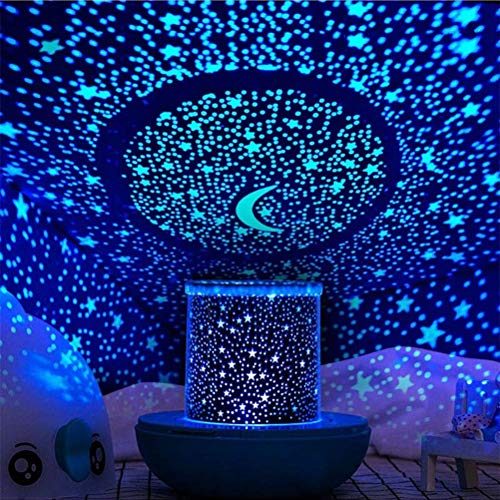 Remote Control & Timer Design Seabed Starry Sky Rotating LED Star Projector