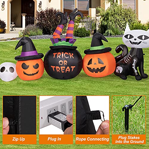 7.4 FT Halloween Inflatables Outdoor Decorations