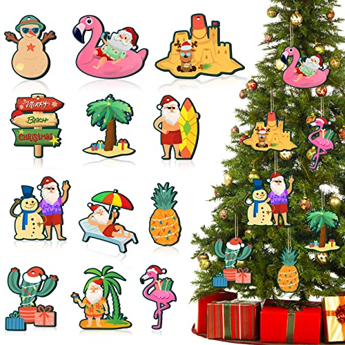 36 Pieces Wooden Christmas Ornaments