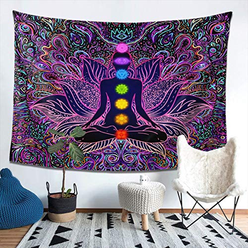 Seven Chakra Tapestry - Bohemian Mandala Yoga Meditation Wall  Decoration